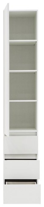 Распашной шкаф Хелен ПН 03, 40x210х46.6 см, белый купить,NaN