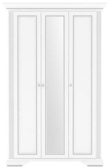 Распашной шкаф Гербор Вайт, 176x221х63.5 см, белый, серебряный купить,NaN