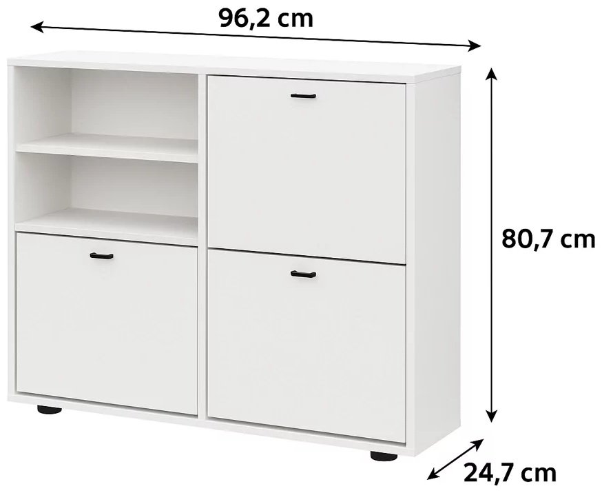 Тумба для обуви СВ Мебель 96.2x24.7x80.7 см, ЛДСП купить,NaN
