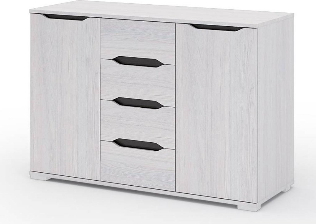 Комод Валенсия КМ012, 120x45x83 см, белый купить,NaN
