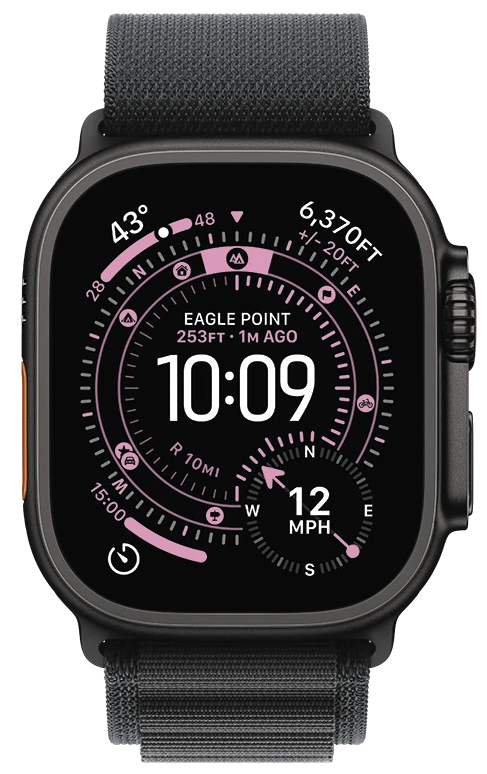 Ремешок Apple для Apple Watch 49mm Alpine Loop L MG9J4ZM/A Black