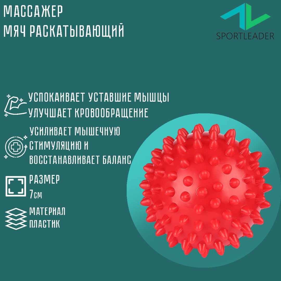 Массажер Sportleader SPL70 мяч раскатывающий купить,630