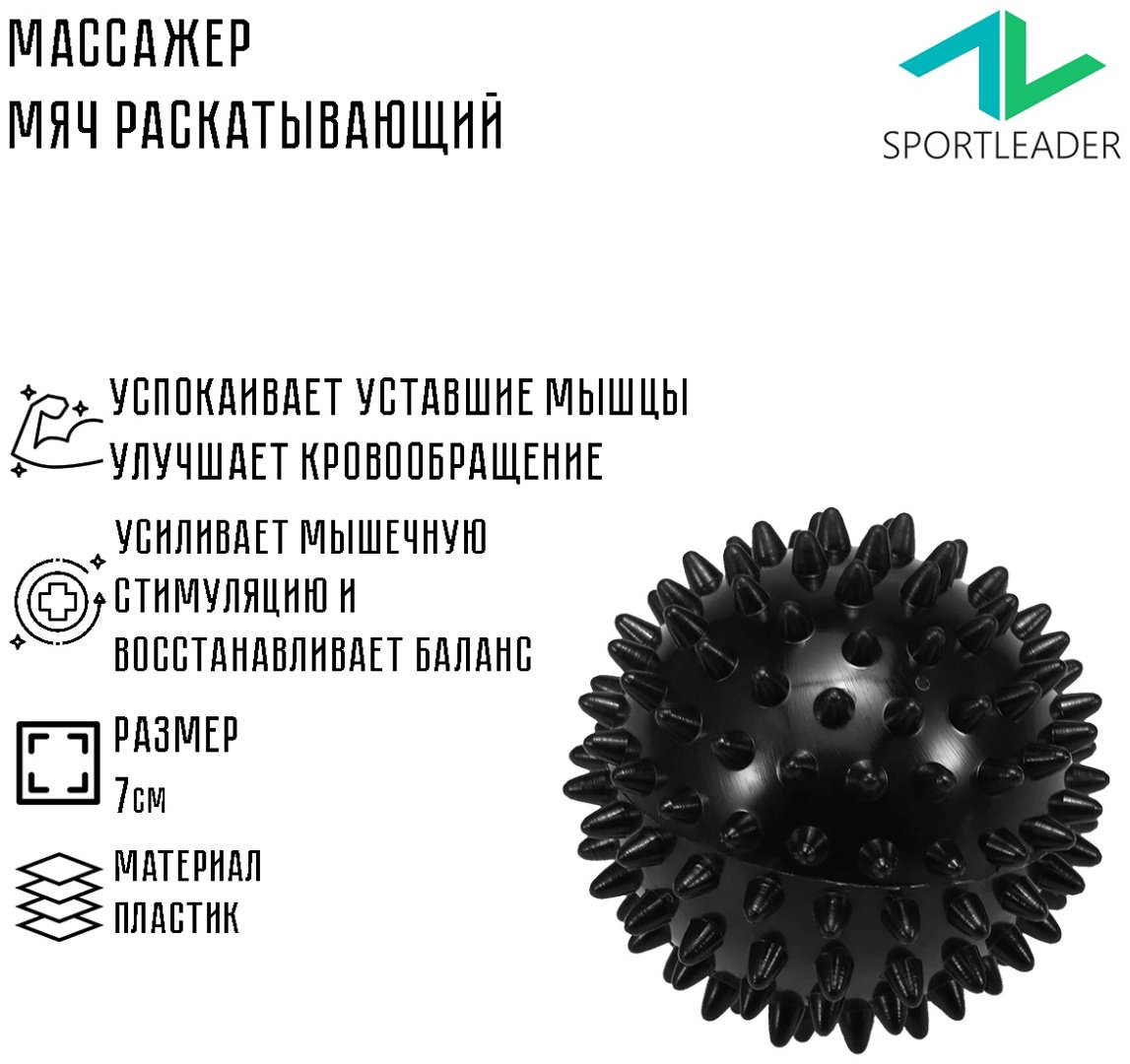 Массажер Sportleader SPL70 мяч раскатывающий купить,630