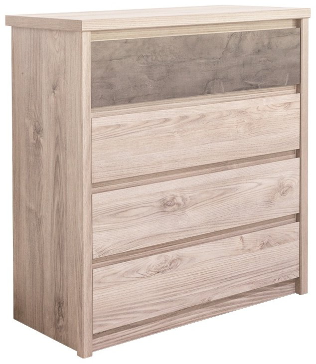 Детский комод АНРЭКС Джаз 4S 00050161, 86.8x40.3x95.2 см, светло-коричневый купить,NaN