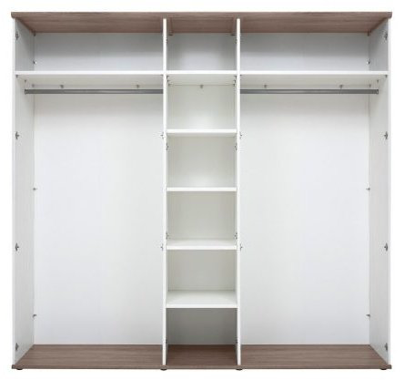 Распашной шкаф Гербор Тина 5Д SZF5D, 242x224х59.5 см, белый купить,NaN