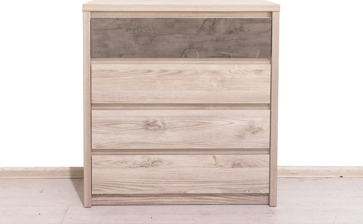 Детский комод АНРЭКС Джаз 4S 00050161, 86.8x40.3x95.2 см, светло-коричневый купить,NaN