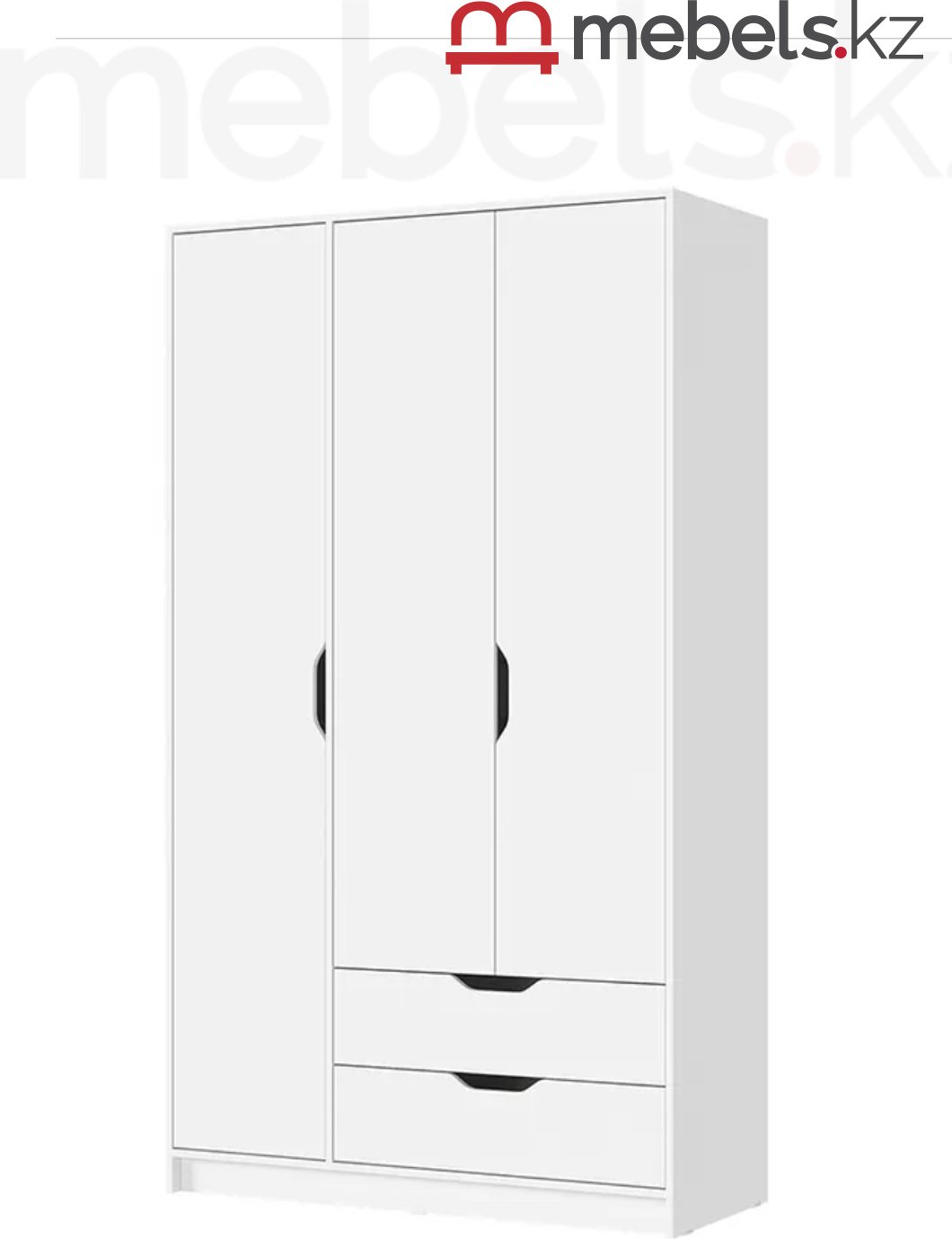Распашной шкаф Mebels.kz Руна, 120x210х50 см, белый купить,NaN