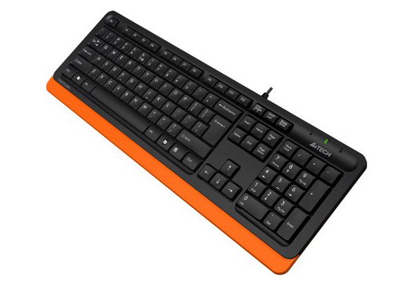 Клавиатура A4tech Fstyler FK-10 черно-оранжевая - ForteMarket Клавиатура A4tech Fstyler FK-10 черно-оранжевая купить,0