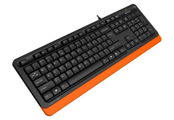 Клавиатура A4tech Fstyler FK-10 черно-оранжевая - ForteMarket Клавиатура A4tech Fstyler FK-10 черно-оранжевая купить,0