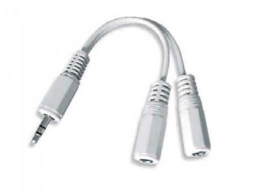 Кабель-переходник Cablexpert CCA-415W 10см белый
