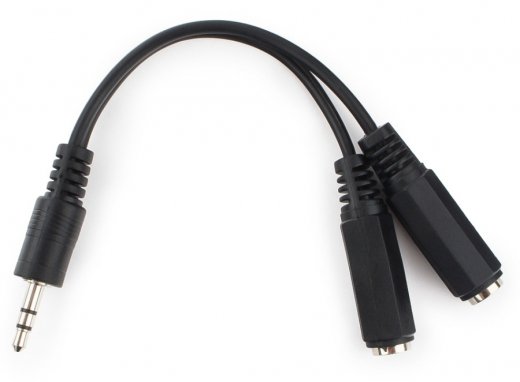 Кабель-переходник Cablexpert CCA-415-0.1м черный - ForteMarket Кабель-переходник Cablexpert CCA-415-0.1м черный купить,0