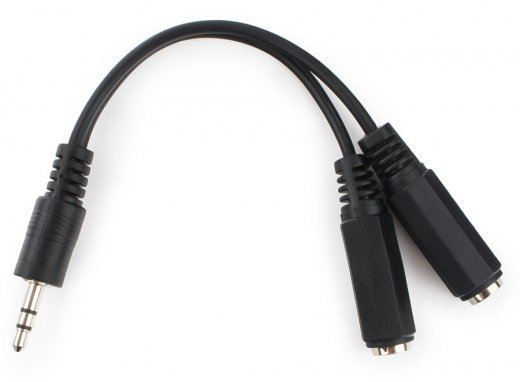 Кабель-переходник Cablexpert CCA-415-0.1м черный