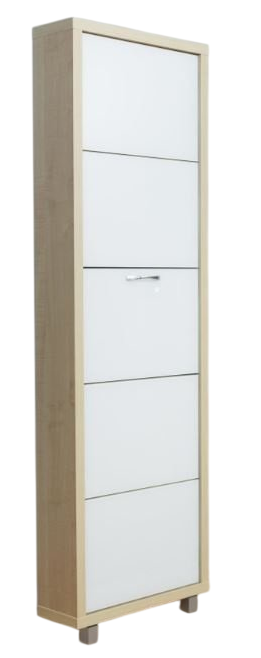 Обувница Айрон Люкс 55x19x174см коричневый купить,NaN