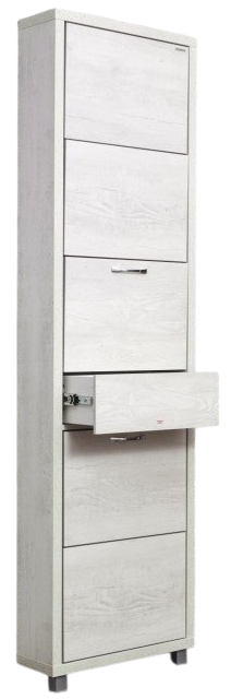 Обувница Айрон Люкс Плюс 55x19x191см белый купить,NaN