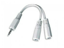 Кабель-переходник Cablexpert CCA-415W 10см белый