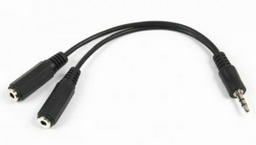 Кабель-переходник Cablexpert CCA-415-0.1м черный