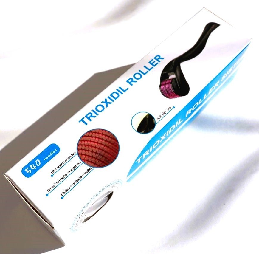Medina мезороллер Trioxidil Roller 540 игл 1 мм полимер