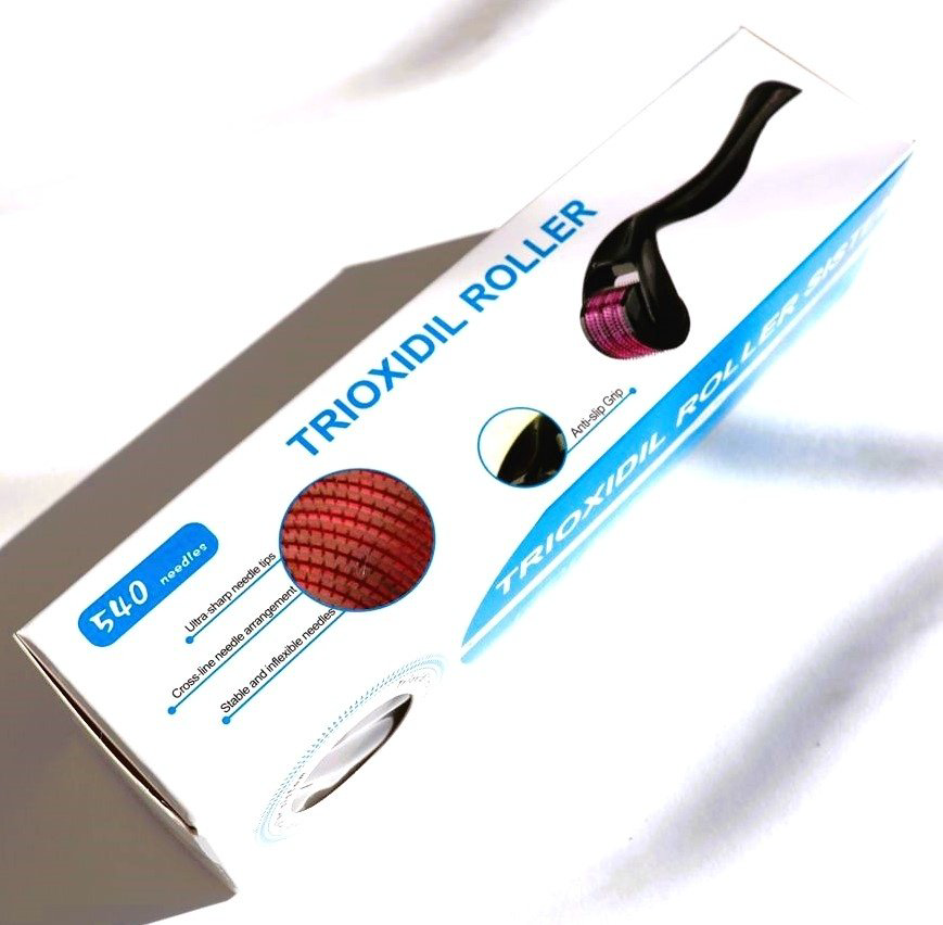 Medina мезороллер Trioxidil Roller 540 игл 1 мм полимер купить,NaN