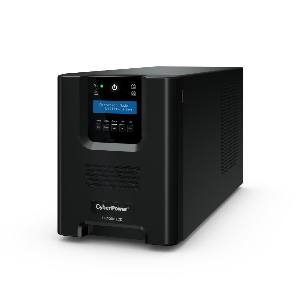 Источник бесперебойного питания CyberPower PR1000ELCD черный купить,NaN