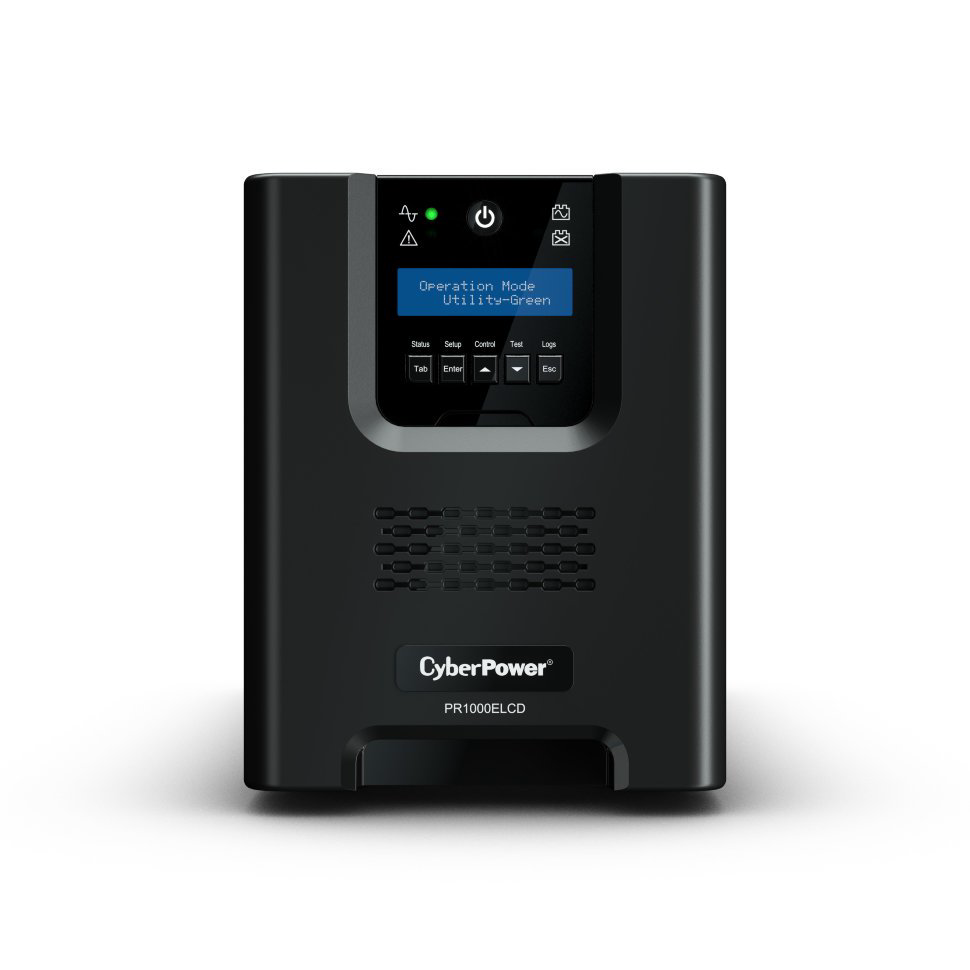 Источник бесперебойного питания CyberPower PR1000ELCD черный купить,NaN