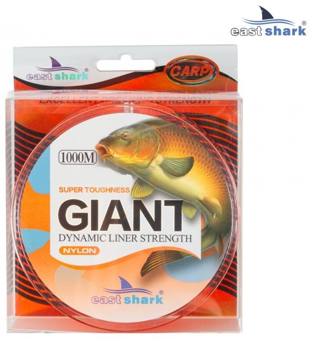 Леска EastShark монофильная 444137 0.37 мм оранжевый