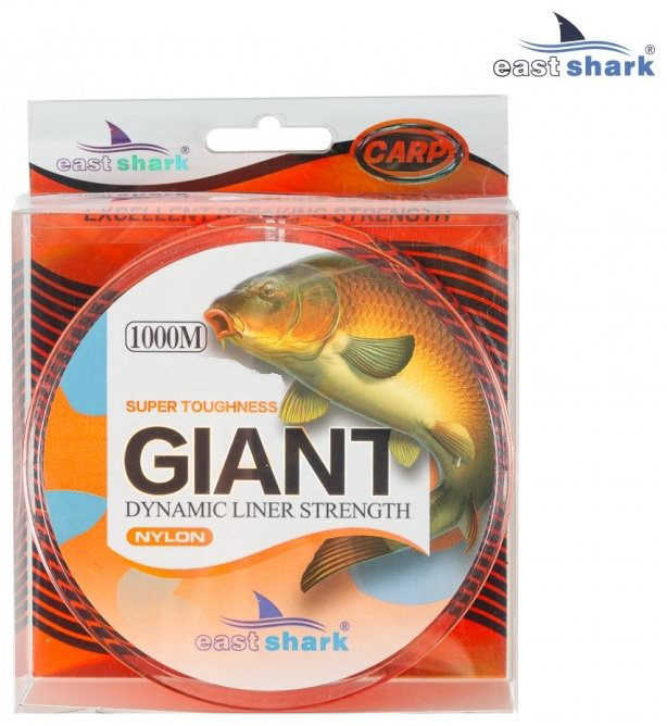 Леска EastShark монофильная 444137 0.37 мм оранжевый