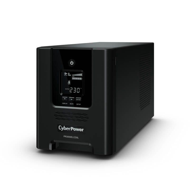 Источник бесперебойного питания CyberPower PR3000ELCDSL черный