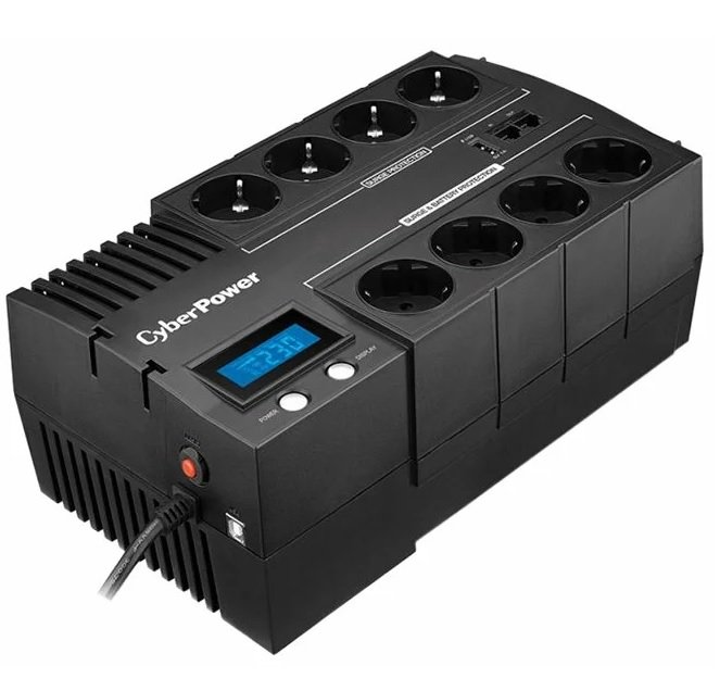 Источник бесперебойного питания CyberPower BR700ELCD черный
