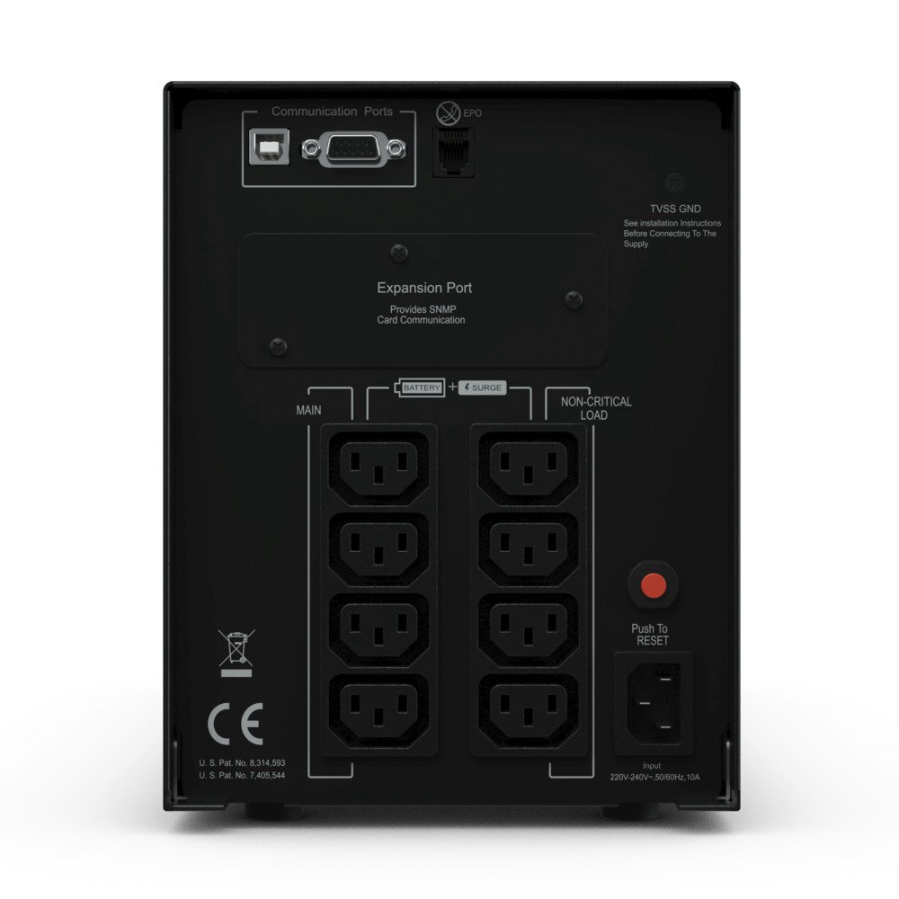Источник бесперебойного питания CyberPower PR1500ELCD черный купить,NaN