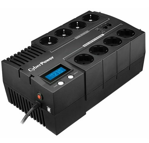 Источник бесперебойного питания CyberPower BR700ELCD черный