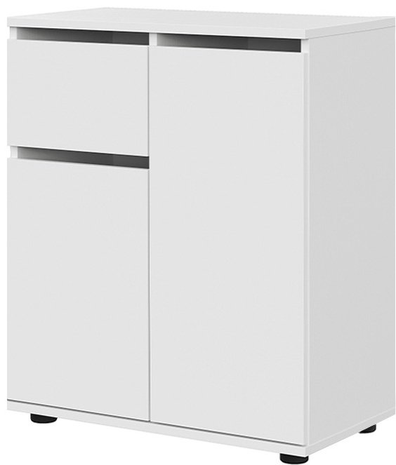 Комод КМ 6, 67.60x34x75 см, белый купить,NaN