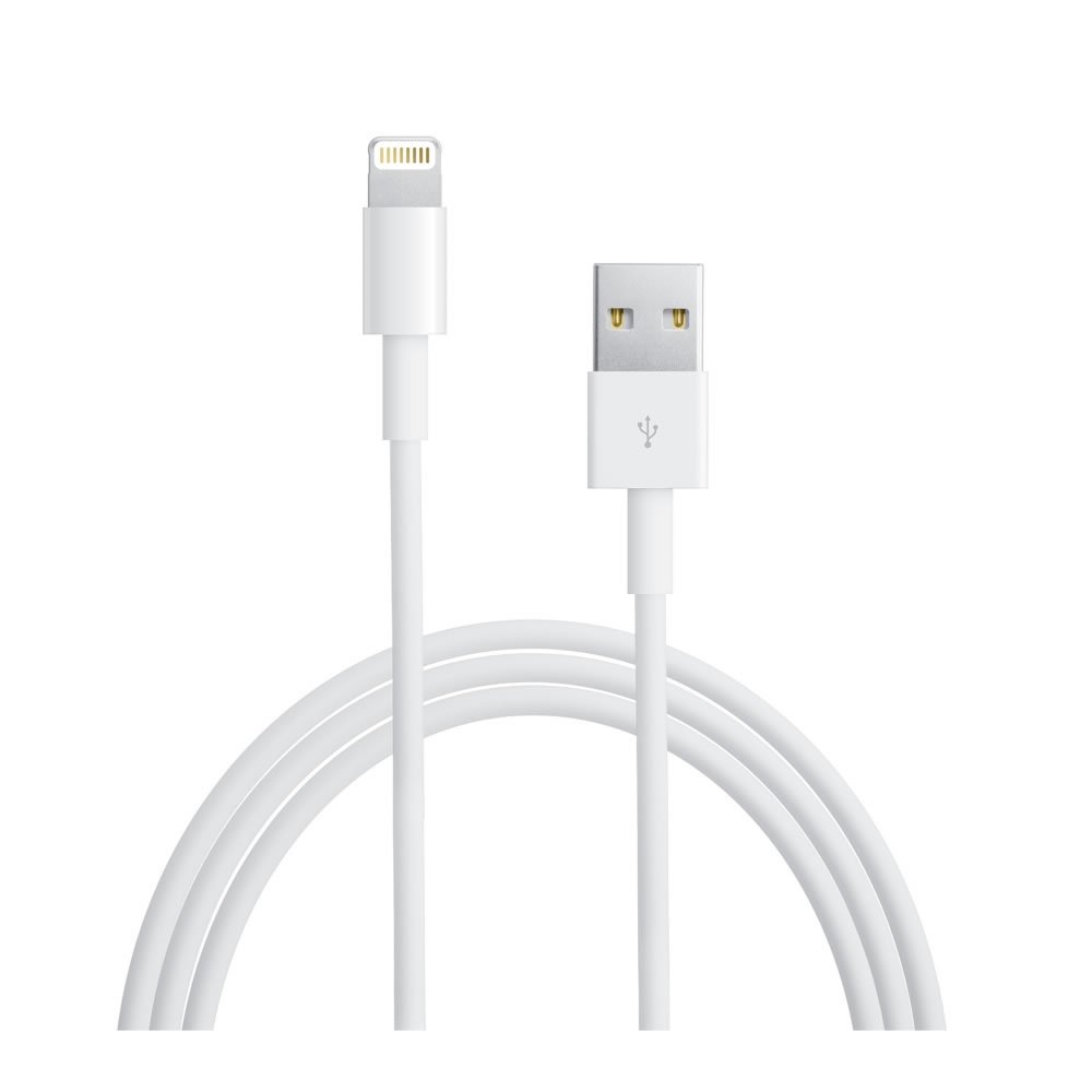 Кабель USB Foxconn для Apple iPhone Lightning 1м белый