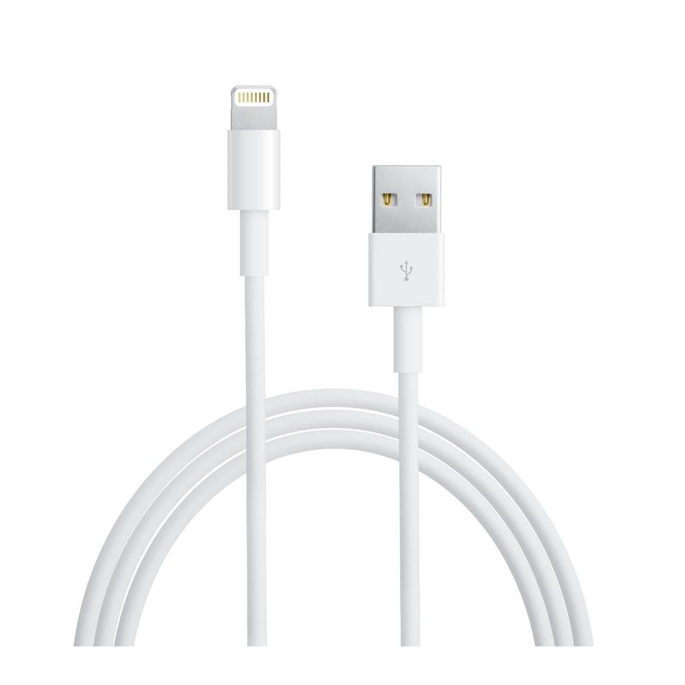 Кабель USB Foxconn для Apple iPhone Lightning 1м белый