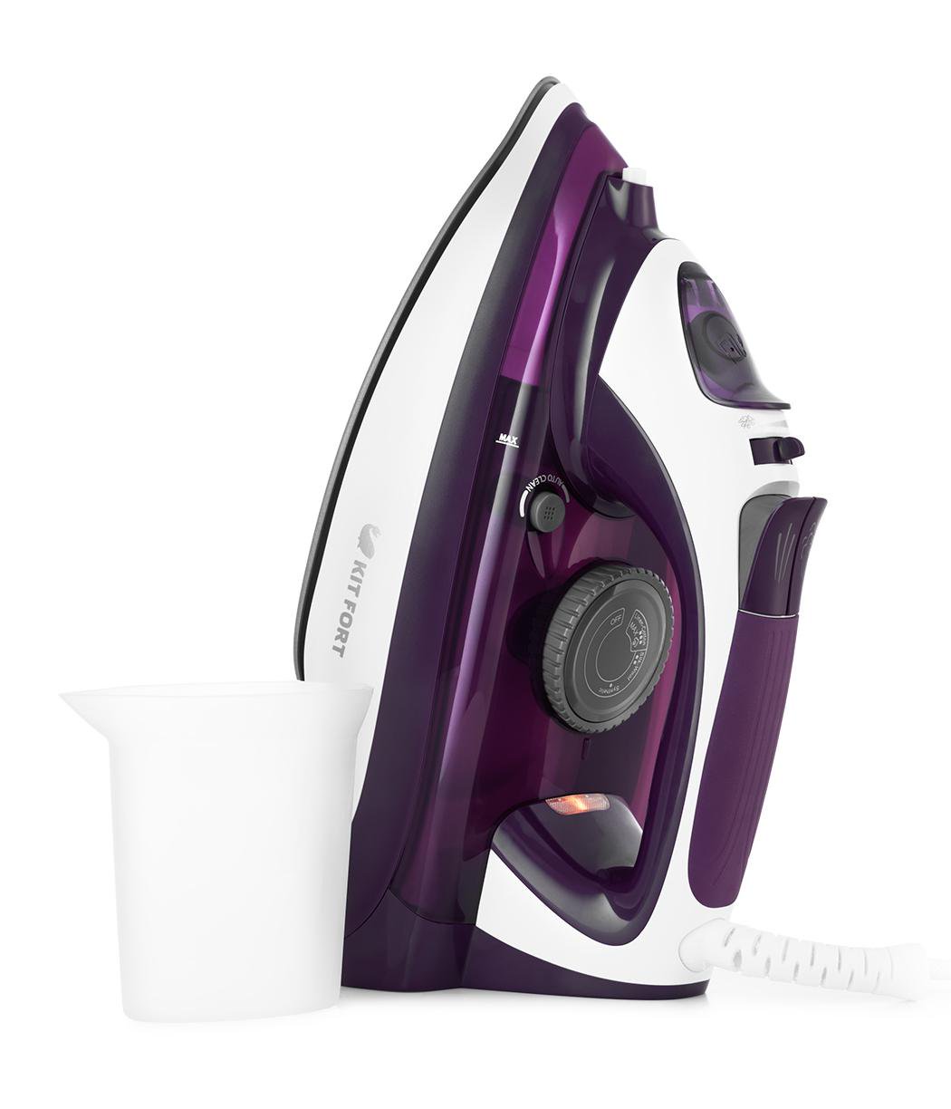 Утюг Kitfort KT-2602 фиолетовый купить,0