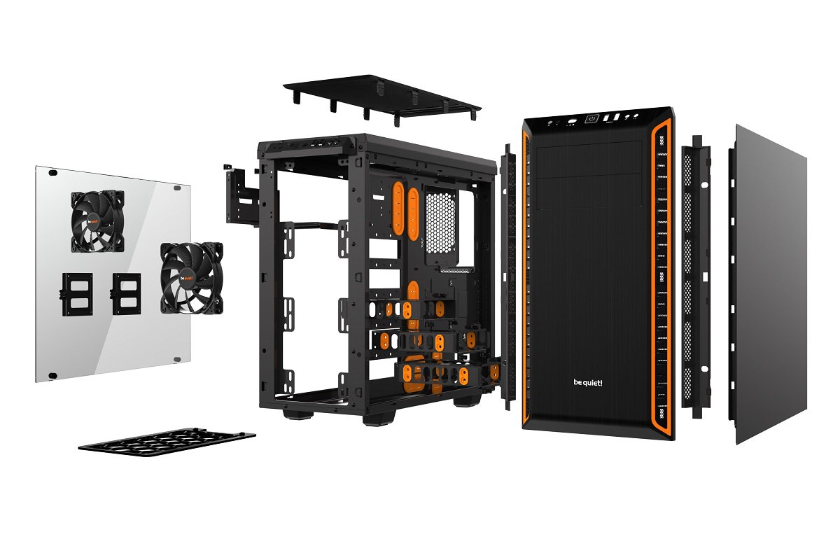 Корпус Be quiet! Pure Base 600 Window BGW20 чёрно-оранжевый - ForteMarket Корпус Be quiet! Pure Base 600 Window BGW20 чёрно-оранжевый купить,0