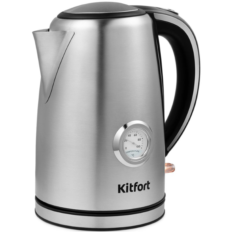 Электрочайник Kitfort KT-676 серебристый - ForteMarket Электрочайник Kitfort KT-676 серебристый купить,0