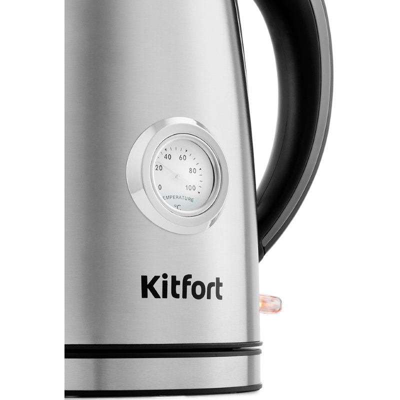 Электрочайник Kitfort KT-676 серебристый - ForteMarket Электрочайник Kitfort KT-676 серебристый купить,0