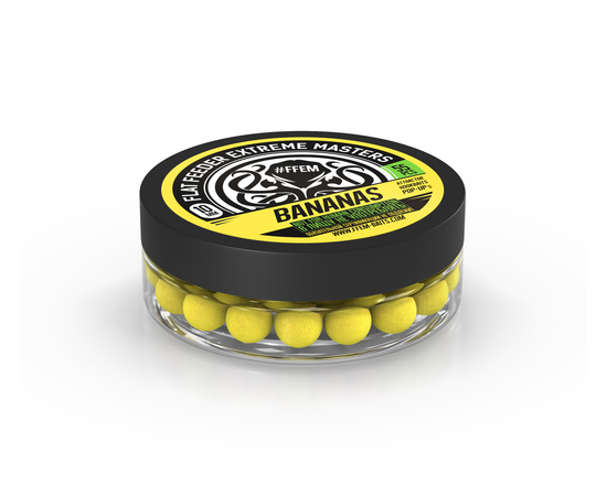 Бойлы плавающие FFEM Pop-Up Bananas 10 мм 55 шт банан купить,NaN