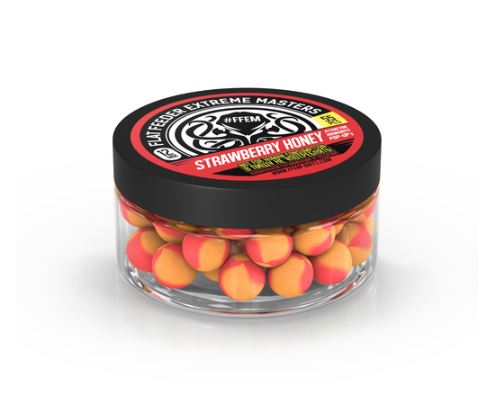 Бойлы плавающие FFEM Pop-Up Strawberry Honey 12 мм 55 шт купить,NaN