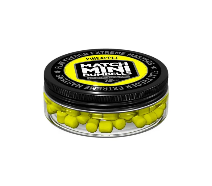 Бойлы FFEM Pop-Up Match Mini Pineapple 7x10 мм 75 шт желтые купить,NaN