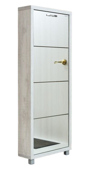 Обувница Айрон 54.5x19x140.5см серый купить,NaN