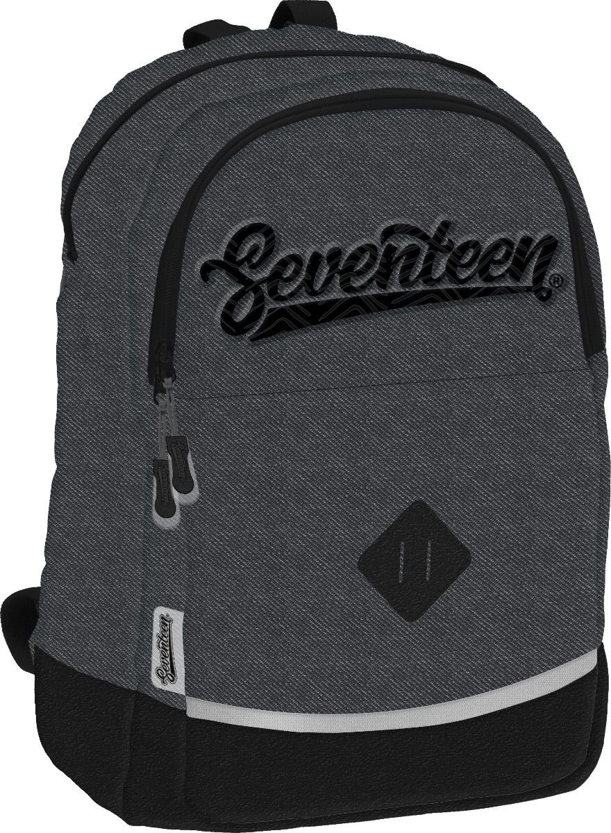 Рюкзак Seventeen Reflect 43х29х12см серый купить,NaN