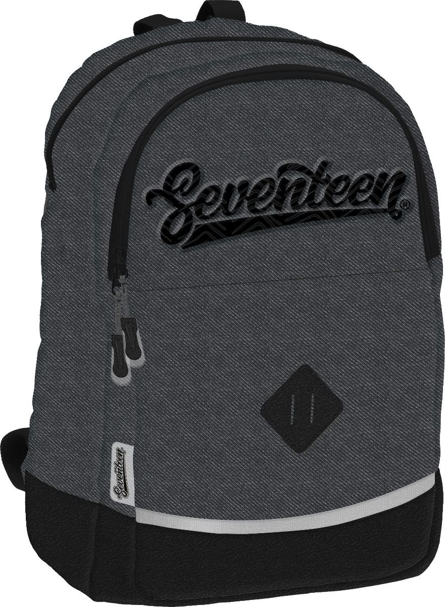 Рюкзак Seventeen Reflect 43х29х12см серый купить,NaN
