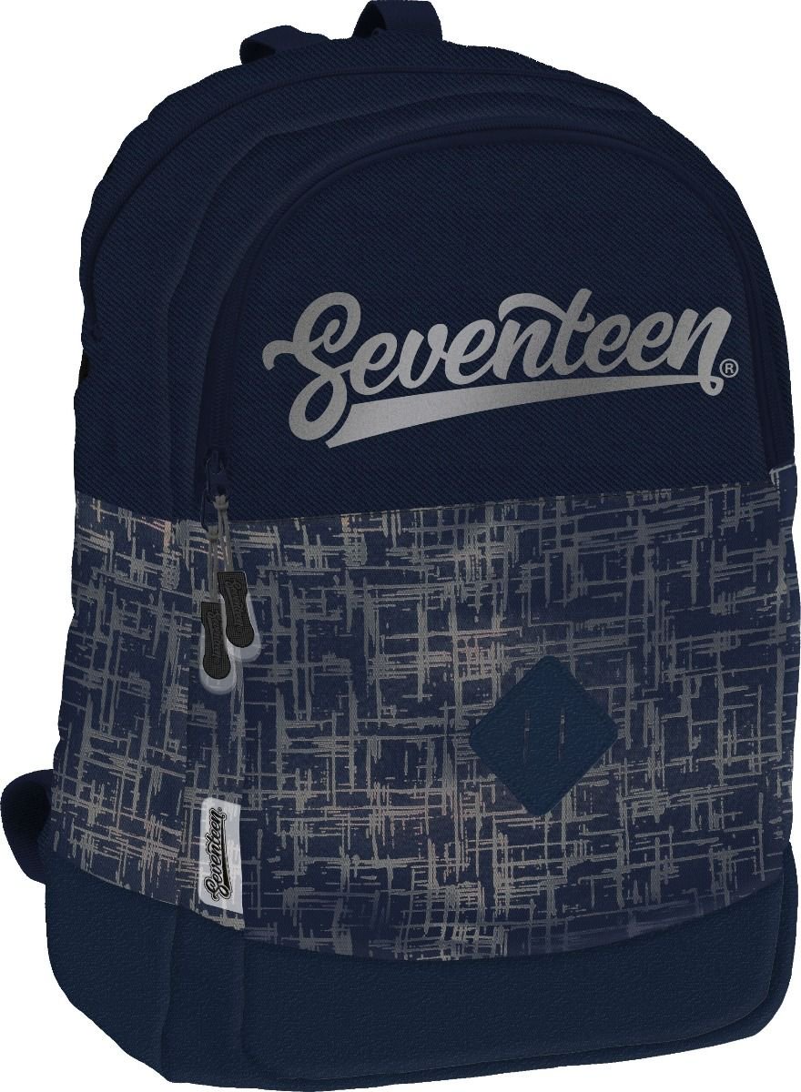 Рюкзак Seventeen Reflect 43х29х12см синий купить,NaN