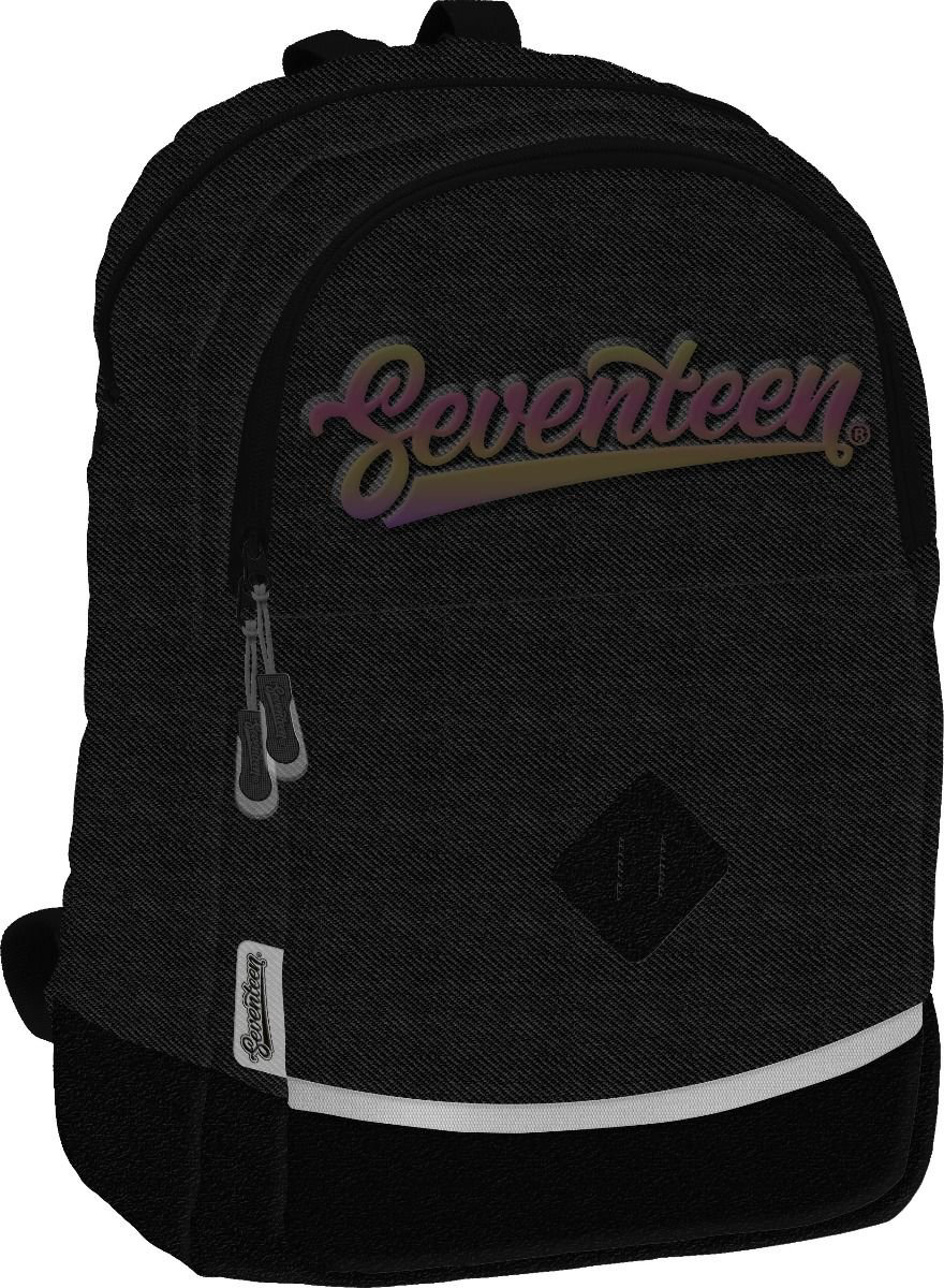 Рюкзак Seventeen Reflect 43х29х12см черный купить,NaN