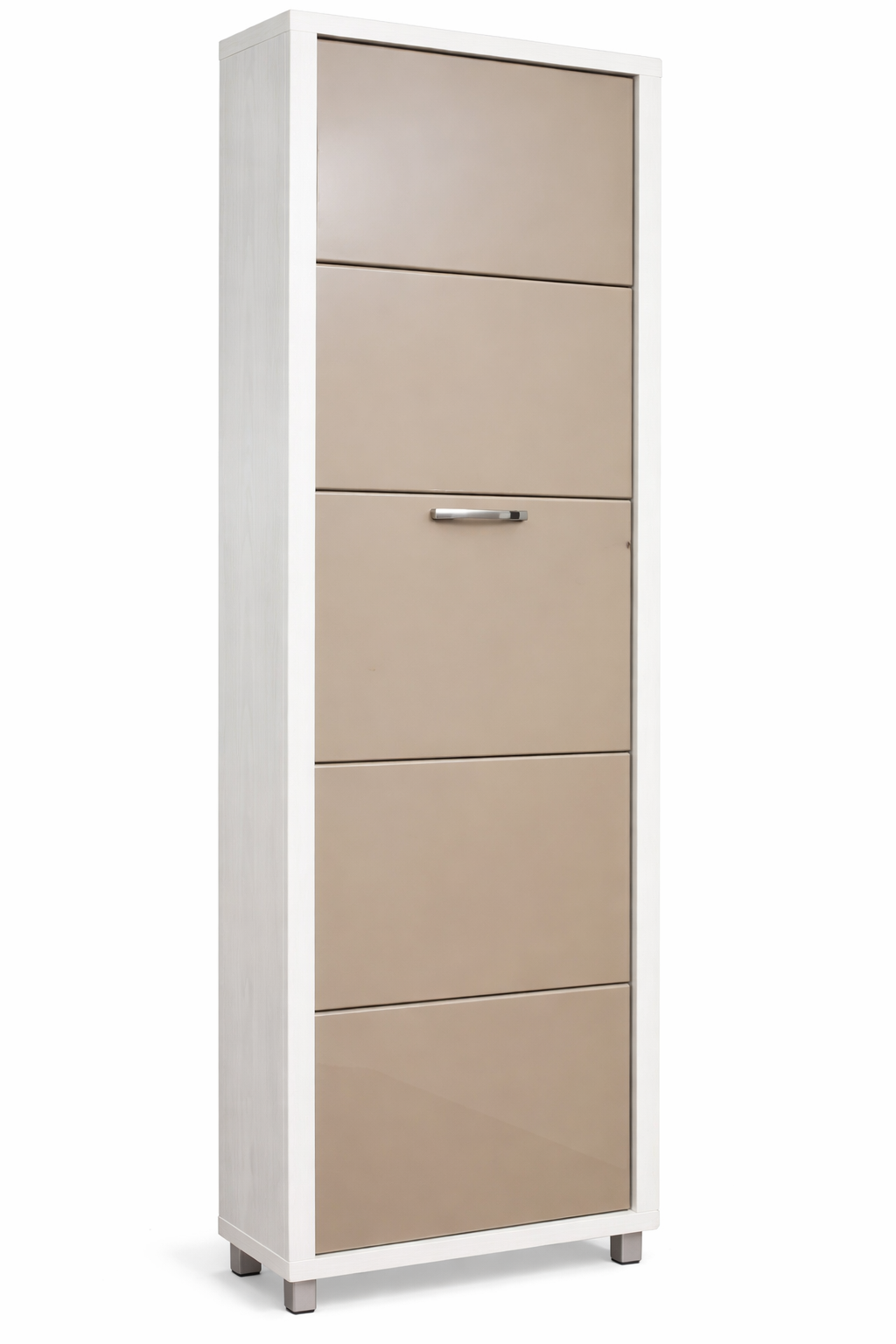 Обувница Айрон Люкс-5 54.5x19x174см белый купить,NaN