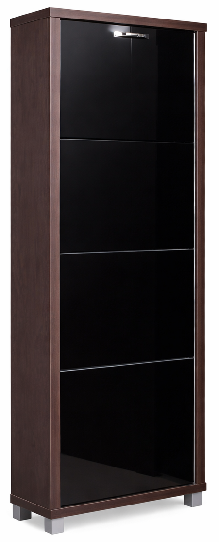 Обувница Айрон 54.50x19x140.5см черный купить,NaN