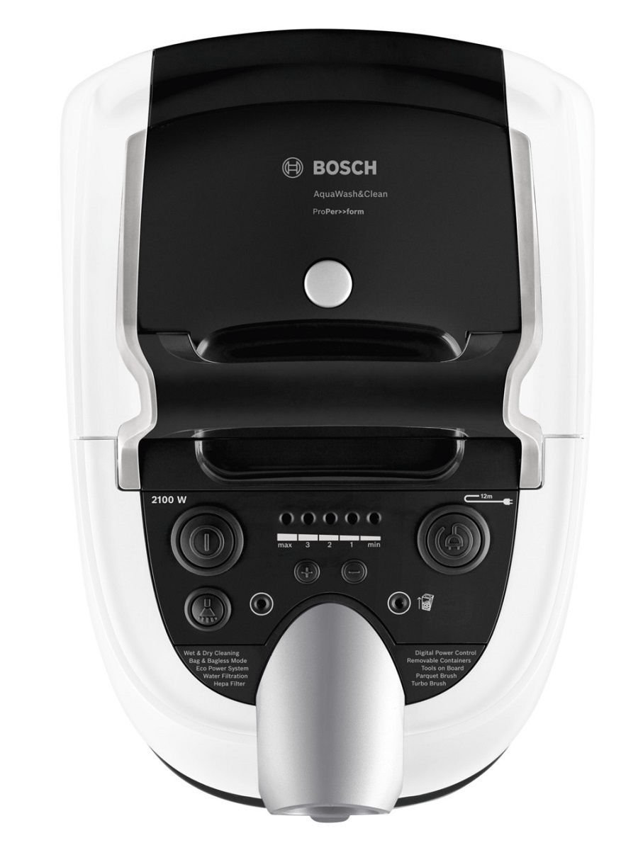Пылесос Bosch BWD421PRO черно-белый купить,NaN