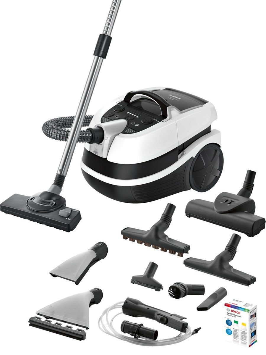 Пылесос Bosch BWD421PRO черно-белый купить,NaN