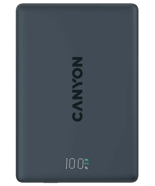 Внешний аккумулятор Canyon OnPower 500 PD20W CNS-CPB510BE 5000 мАч Interstellar Black купить,NaN